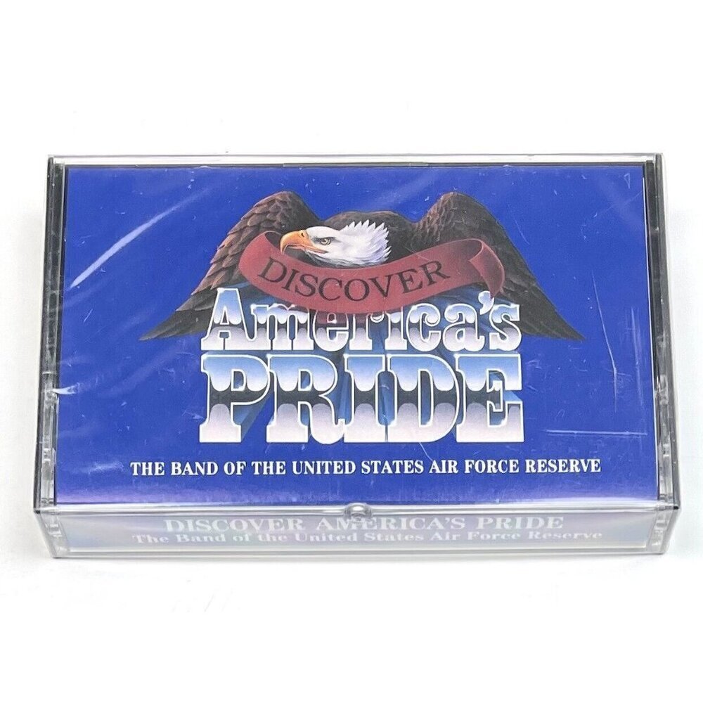 VTG DISCOVER AMERICA'S PRIDE US Air Force Reserve Band CASSETTE TAPE NIP NEW